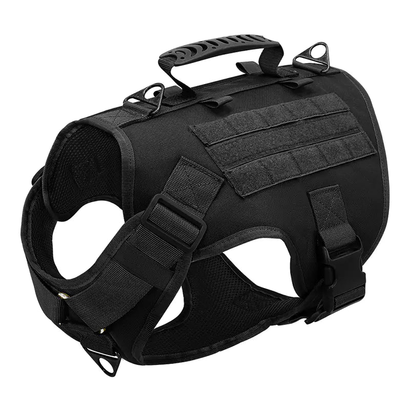 NO-Pull tactical dog harness - Breathable, Adjustable & Reflective